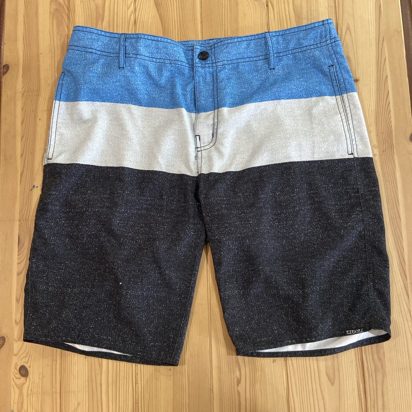Ezekiel Board Shorts Blue Sail Colorblock Mens 34 Preowned Aersa Ezekiel Board Shorts Blue Sail Colorblock Mens 34 Preowned Aersa